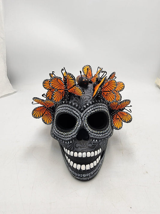 Skull Day Of the Dead Ceramics By Alfonso Castillo Hernandez PP8542