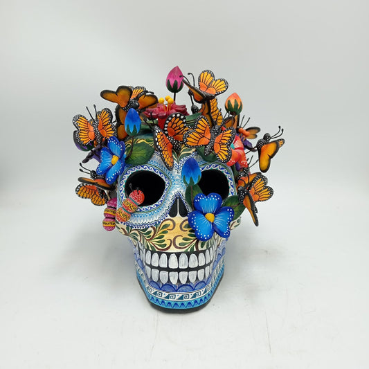 Skull Day Of the Dead Ceramics By Alfonso Castillo Hernandez PP8557