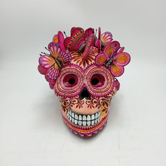 Skull Day Of the Dead Ceramics By Alfonso Castillo Hernandez PP8560