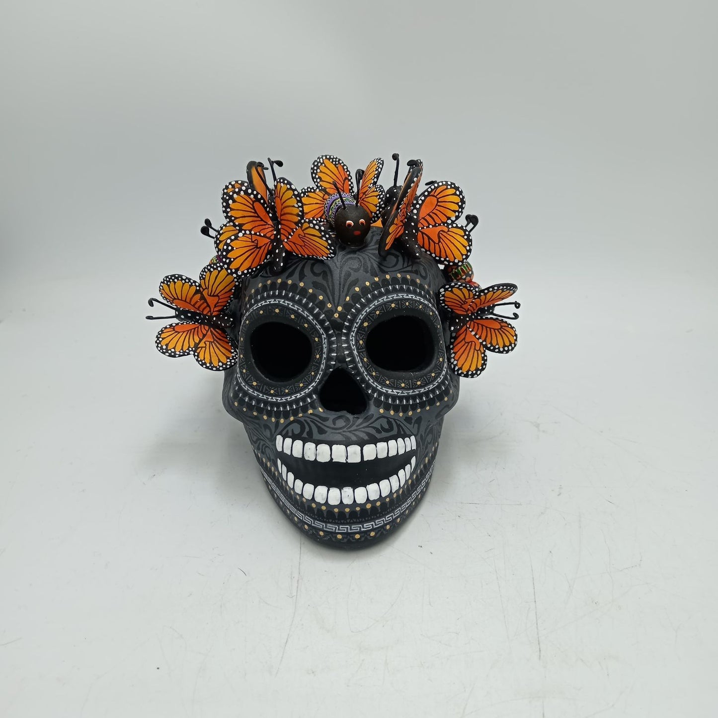 Skull Day Of the Dead Ceramics By Alfonso Castillo Hernandez PP8544