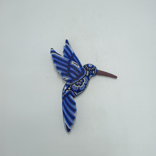 Mexican Huichol Hand Beaded Hummingbird By Isandro Villa Lopez PP8771
