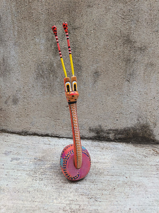 Mexican Oaxacan Wood Carving Snail By David Blas PP8946