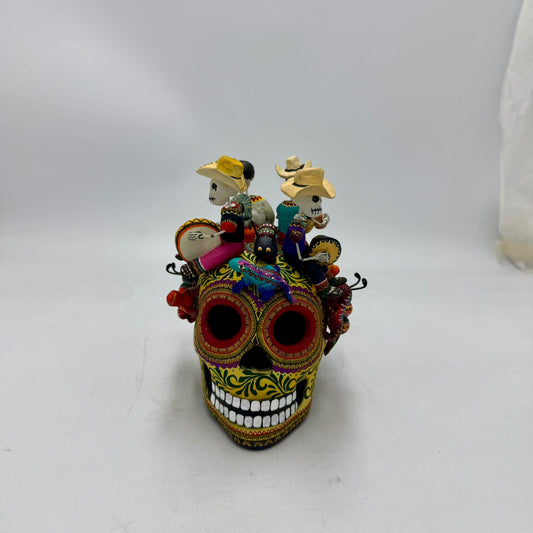 Day Of the Dead Ceramics Skull By Alfonso Castillo PP8991