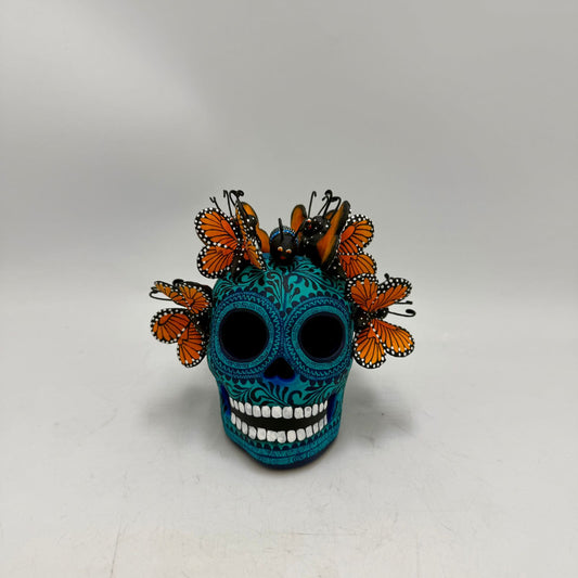 Day Of the Dead Ceramics Skull By Alfonso Castillo PP8997