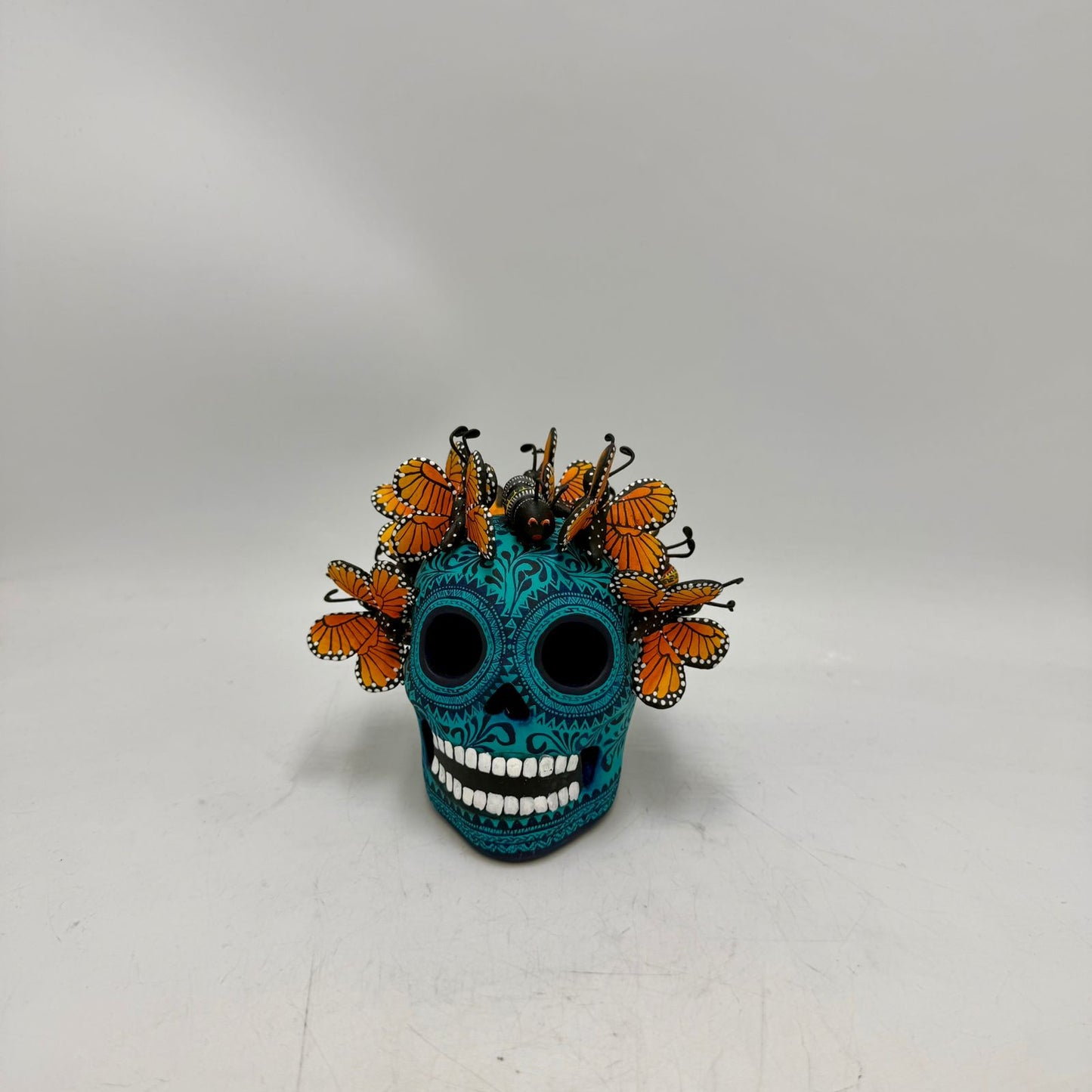 Day Of the Dead Ceramics Skull By Alfonso Castillo PP9000