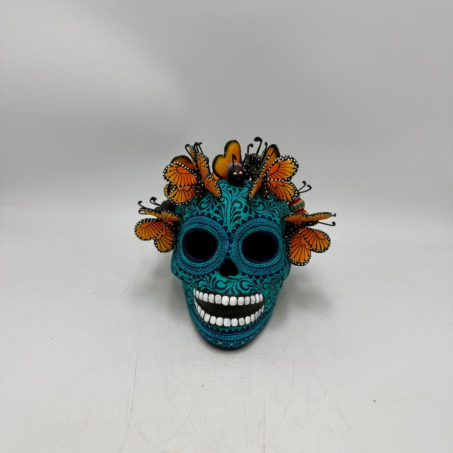 Day Of the Dead Ceramics Skull By Alfonso Castillo PP9004