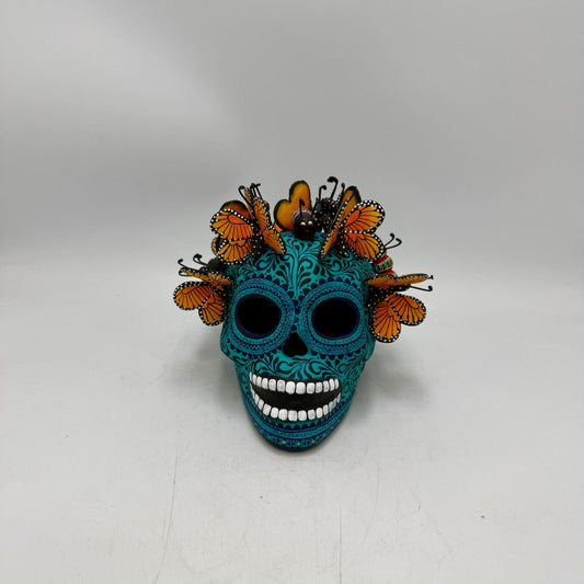 Day Of the Dead Ceramics Skull By Alfonso Castillo PP9004