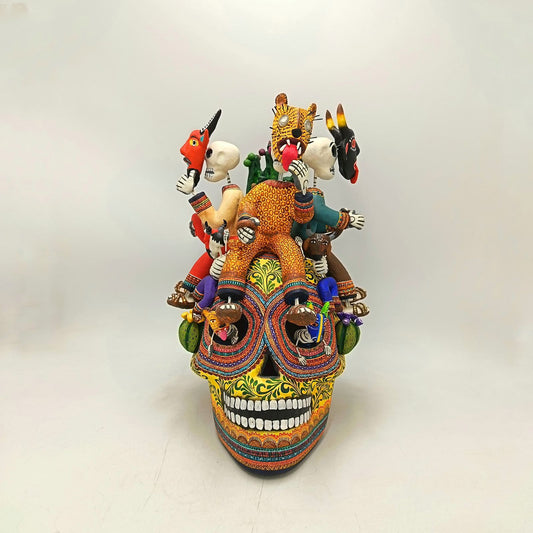 Extraordinary Human Skull The Jaguard mask By Alfonso Castillo PP9074