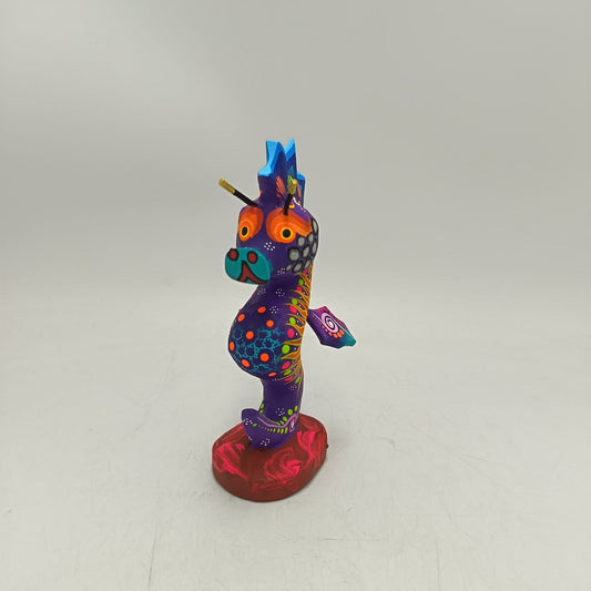 Oaxacan Wood Carving Hand Made Sea Hore By Estudio 2403 PP9128