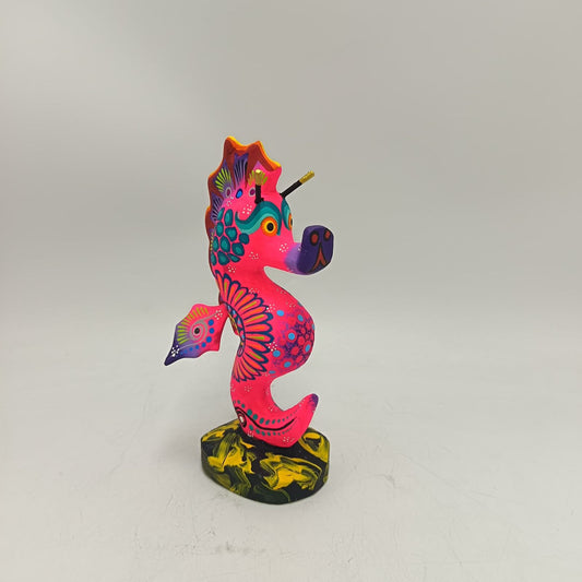 Oaxacan Wood Carving Hand Made Sea Hore By Estudio 2403 PP9131