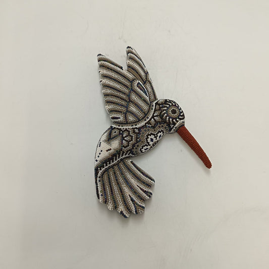 Mexican Huichol Hand Beaded Hummingbird By Isandro Villa Lopez PP9226