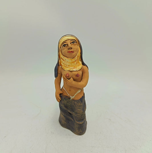 Extraordinary Hand Made Nun By Demetrio Aguilar PP9327