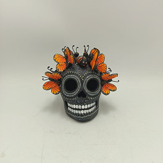 Day Of the Dead Ceramics Skull By Alfonso Castillo PP9366