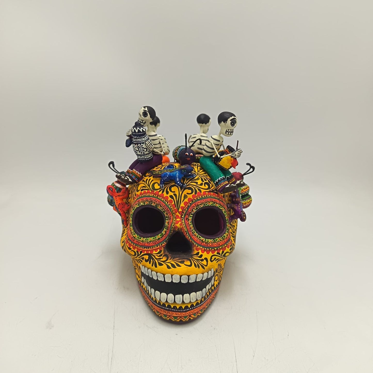 Skull Day Of the Dead Ceramics By Alfonso Castillo Hernandez PP9370