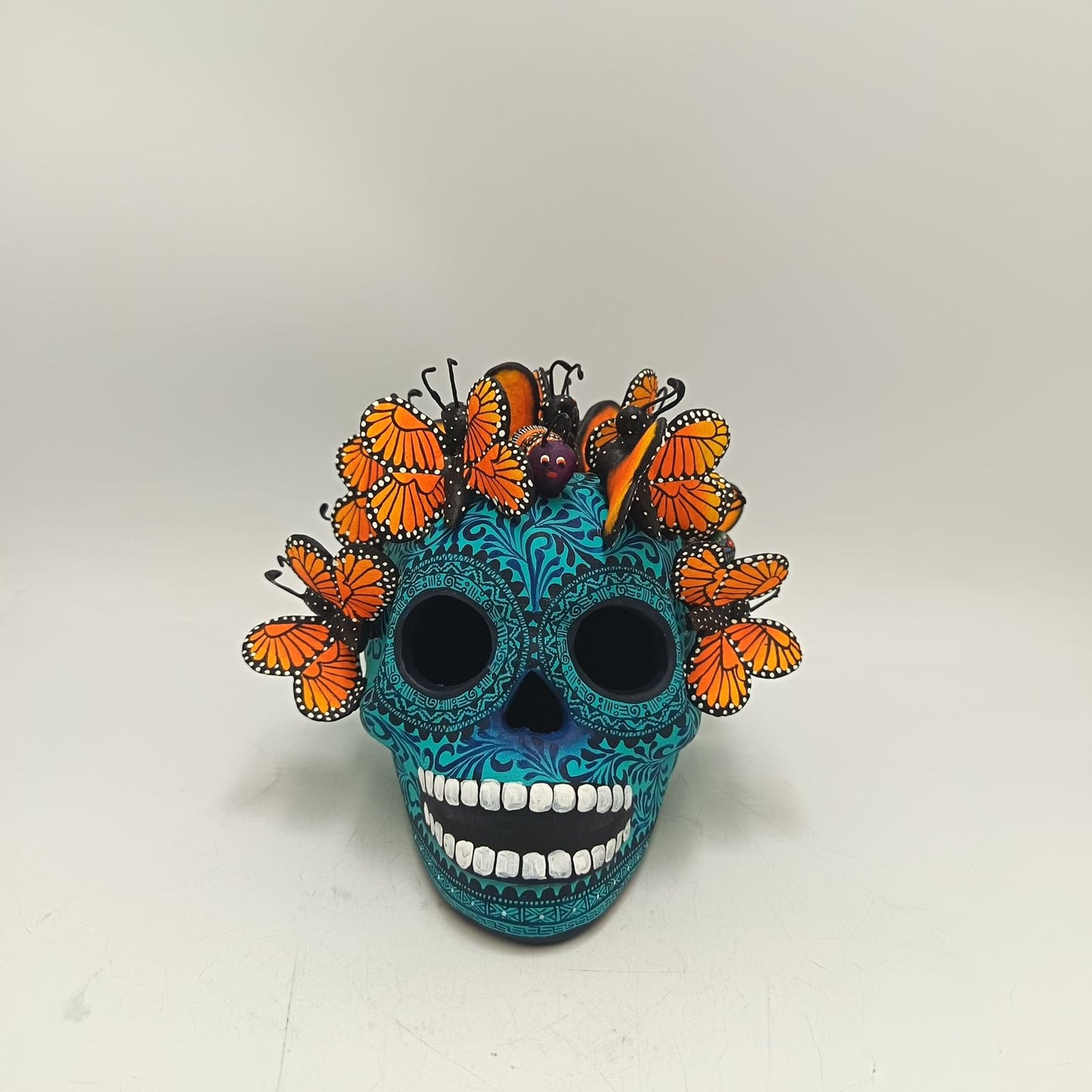 Skull Day Of the Dead Ceramics By Alfonso Castillo Hernandez PP9374