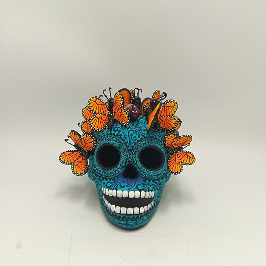 Skull Day Of the Dead Ceramics By Alfonso Castillo Hernandez PP9374