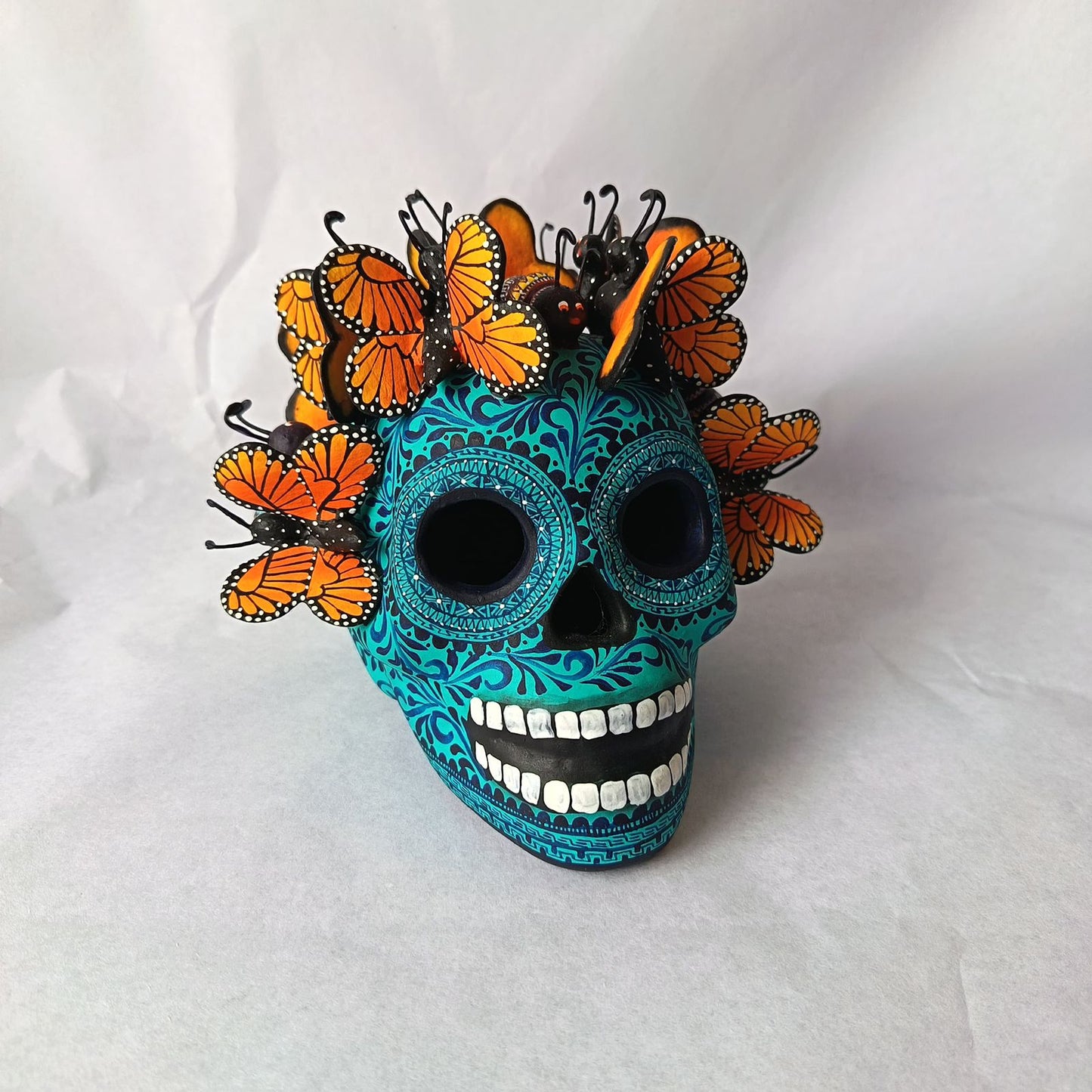Skull Day Of the Dead Ceramics By Alfonso Castillo Hernandez PP9371