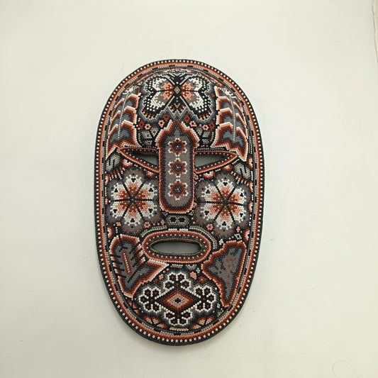 Mexican Huichol Beaded Mask By Isandro Villa Lopez PP9389