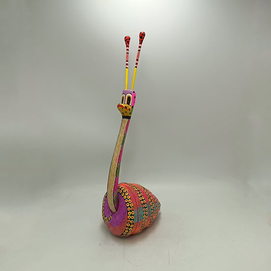 Mexican Oaxacan Wood Carving Snail By David Blas PP9449