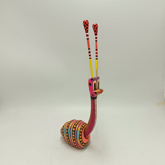 Mexican Oaxacan Wood Carving Snail By David Blas PP9454