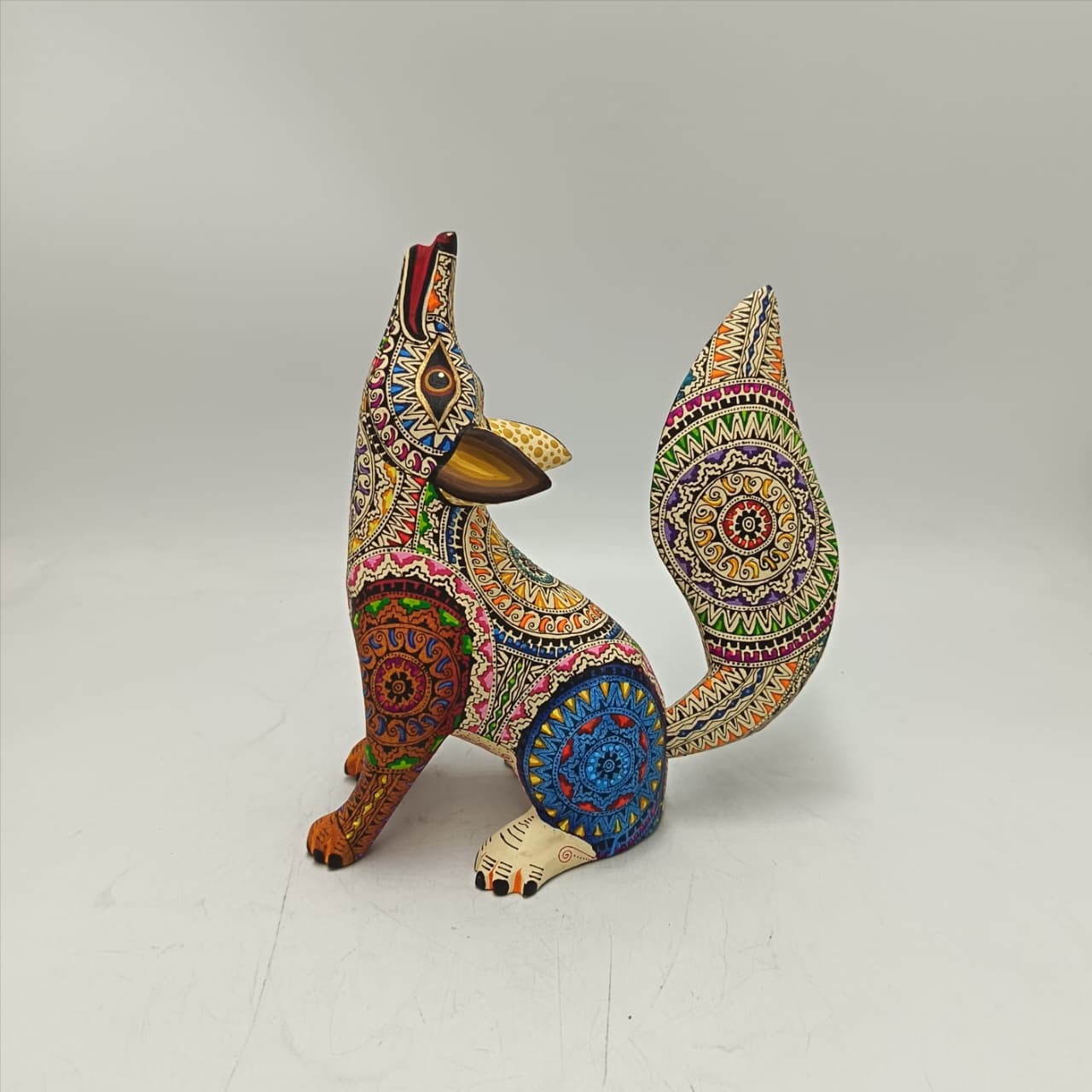 Mexican Oaxacan Wood Carving Alebrije Coyote By Origen Nativo PP9459