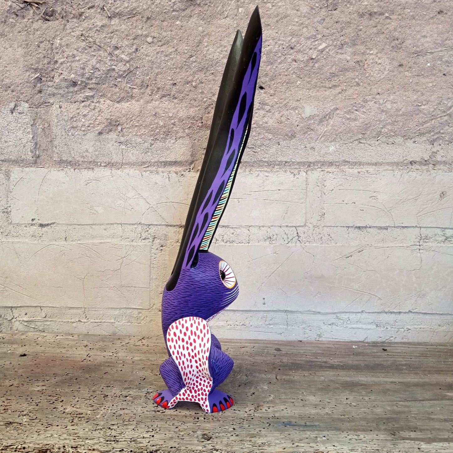 Oaxacan Wood Carving Rabbit By Arsenio Morales PP7318