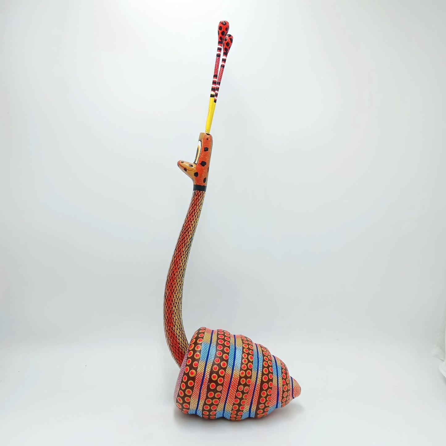 Mexican Oaxacan Wood Carving Snail By David Blas PP7319