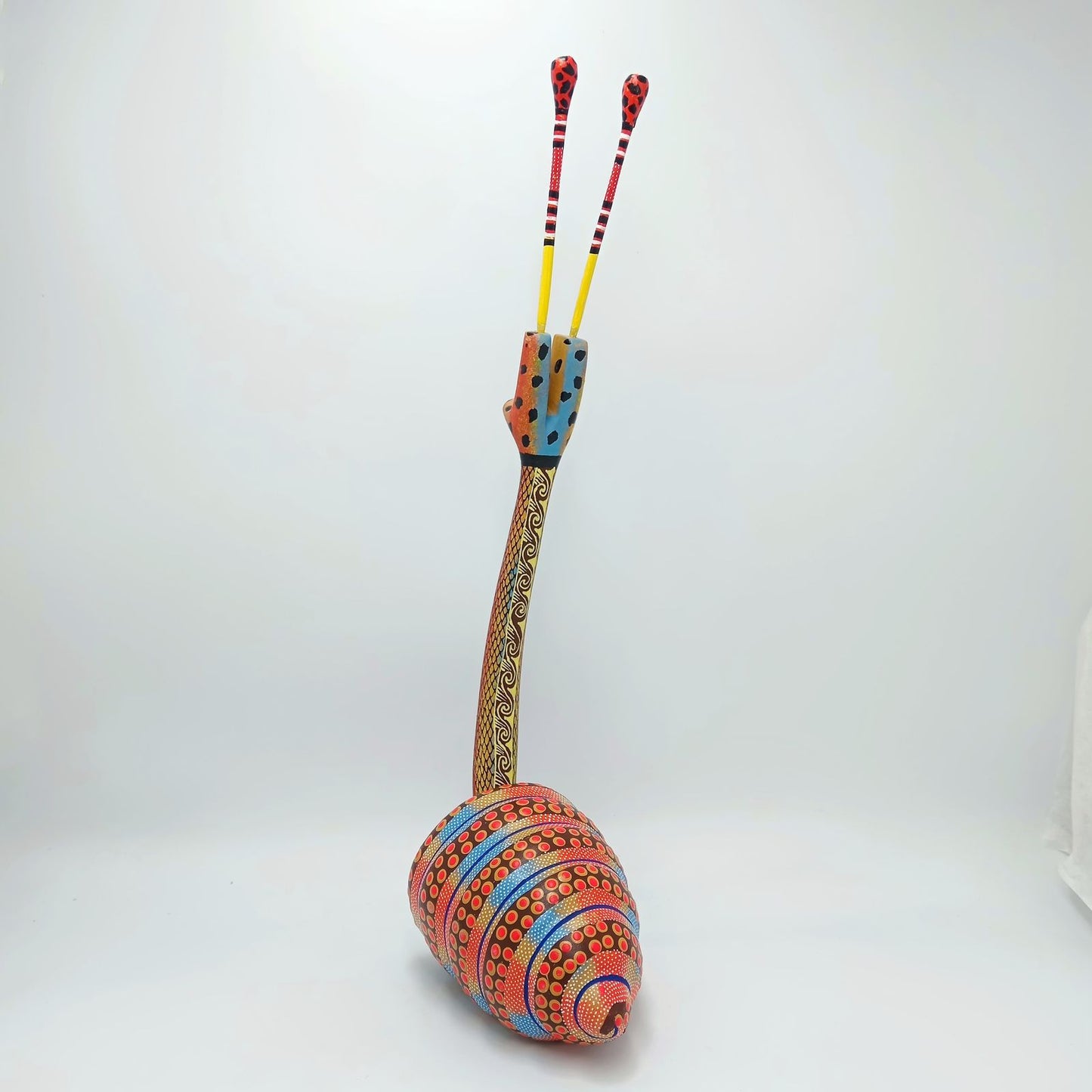 Mexican Oaxacan Wood Carving Snail By David Blas PP7319