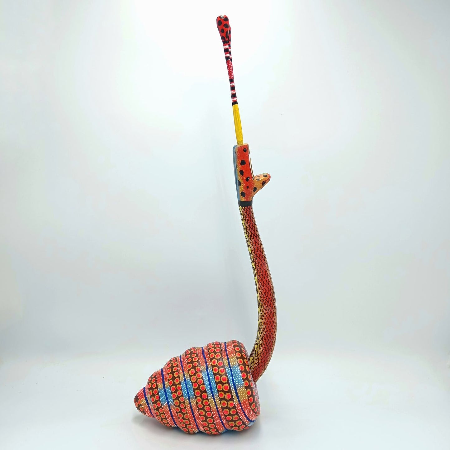 Mexican Oaxacan Wood Carving Snail By David Blas PP7319