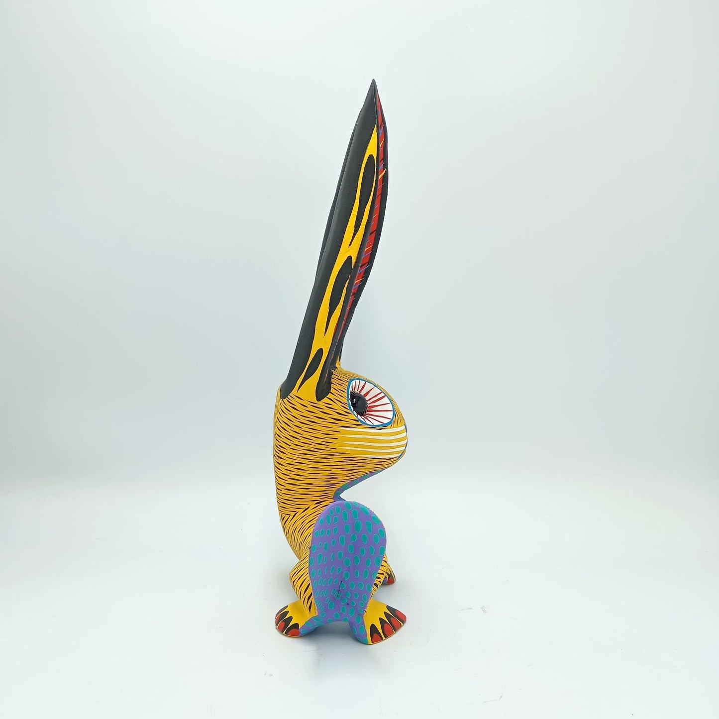 Oaxacan Wood Carving Rabbit By Arsenio Morales PP7303