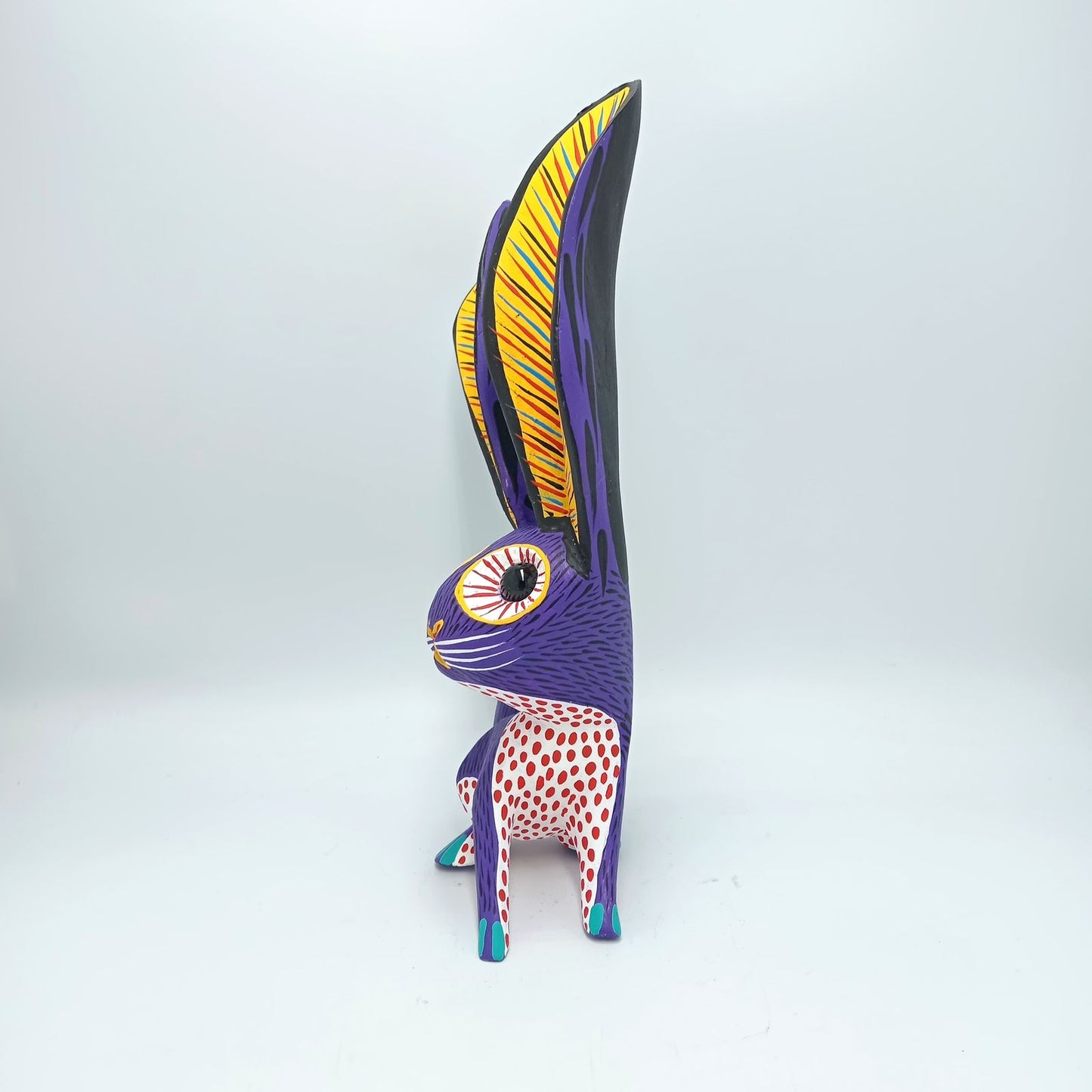 Oaxacan Wood Carving Rabbit By Arsenio Morales PP7305