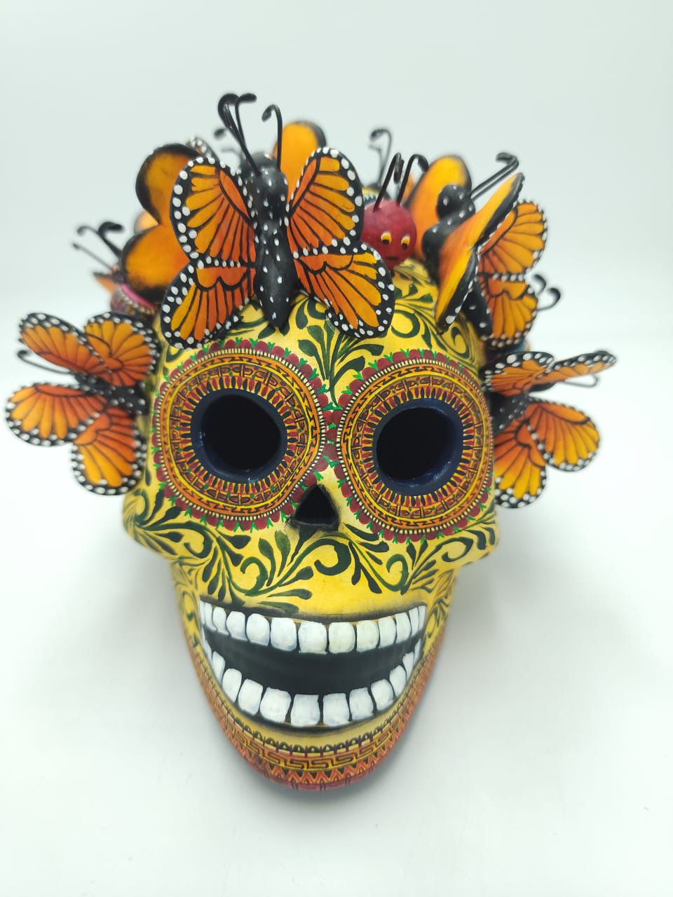 Skull Day Of the Dead Ceramics By Alfonso Castillo Hernandez PP7570