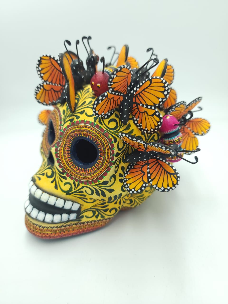 Skull Day Of the Dead Ceramics By Alfonso Castillo Hernandez PP7570