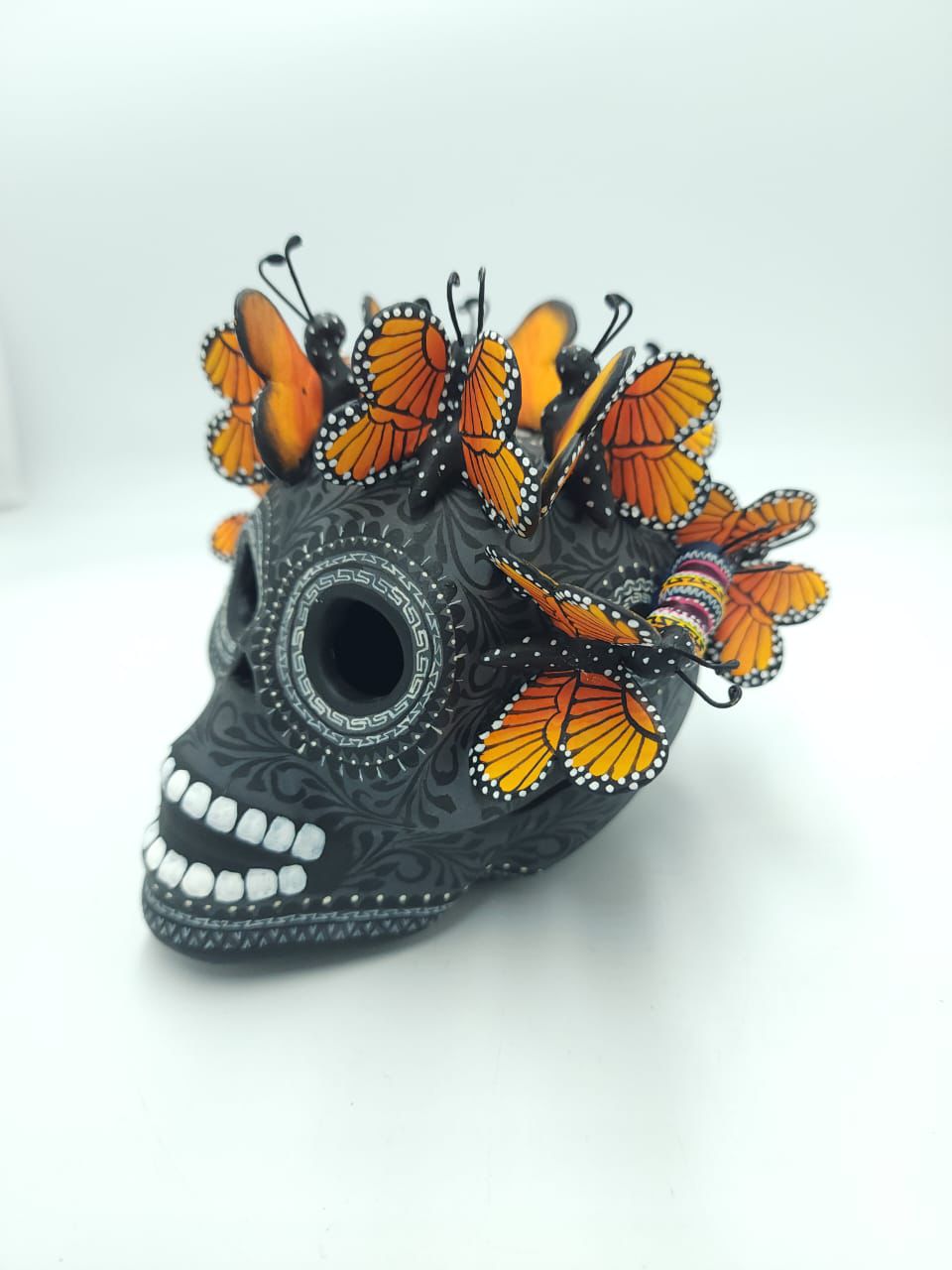 Skull Day Of the Dead Ceramics By Castillo Family PP7571