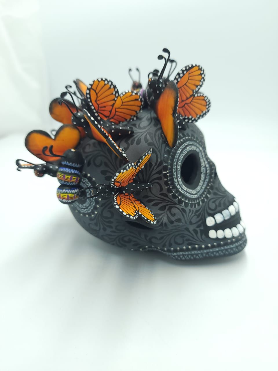 Skull Day Of the Dead Ceramics By Castillo Family PP7571