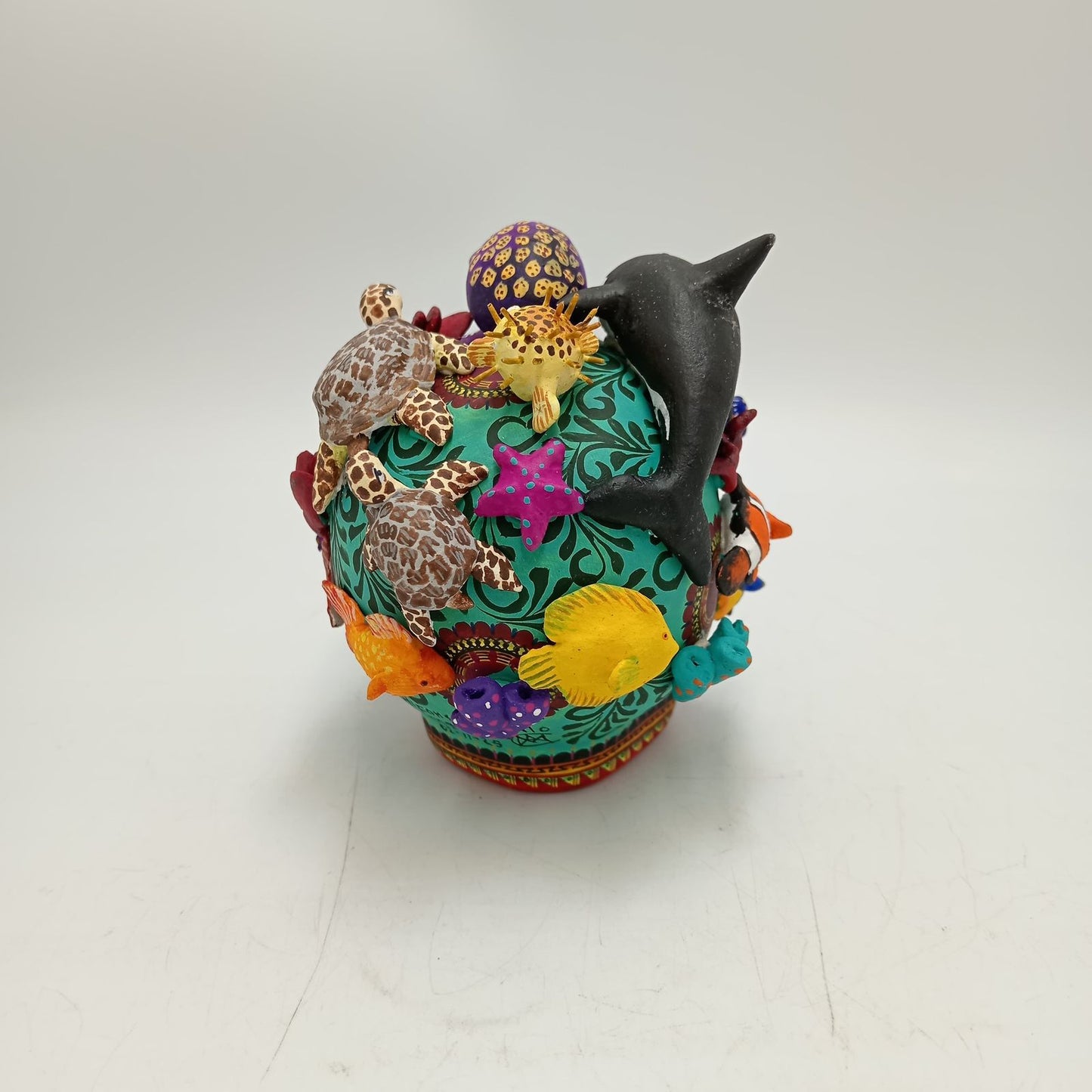 Day Of the Dead Ceramics Ocean Skull By Alfonso Castillo PP8469