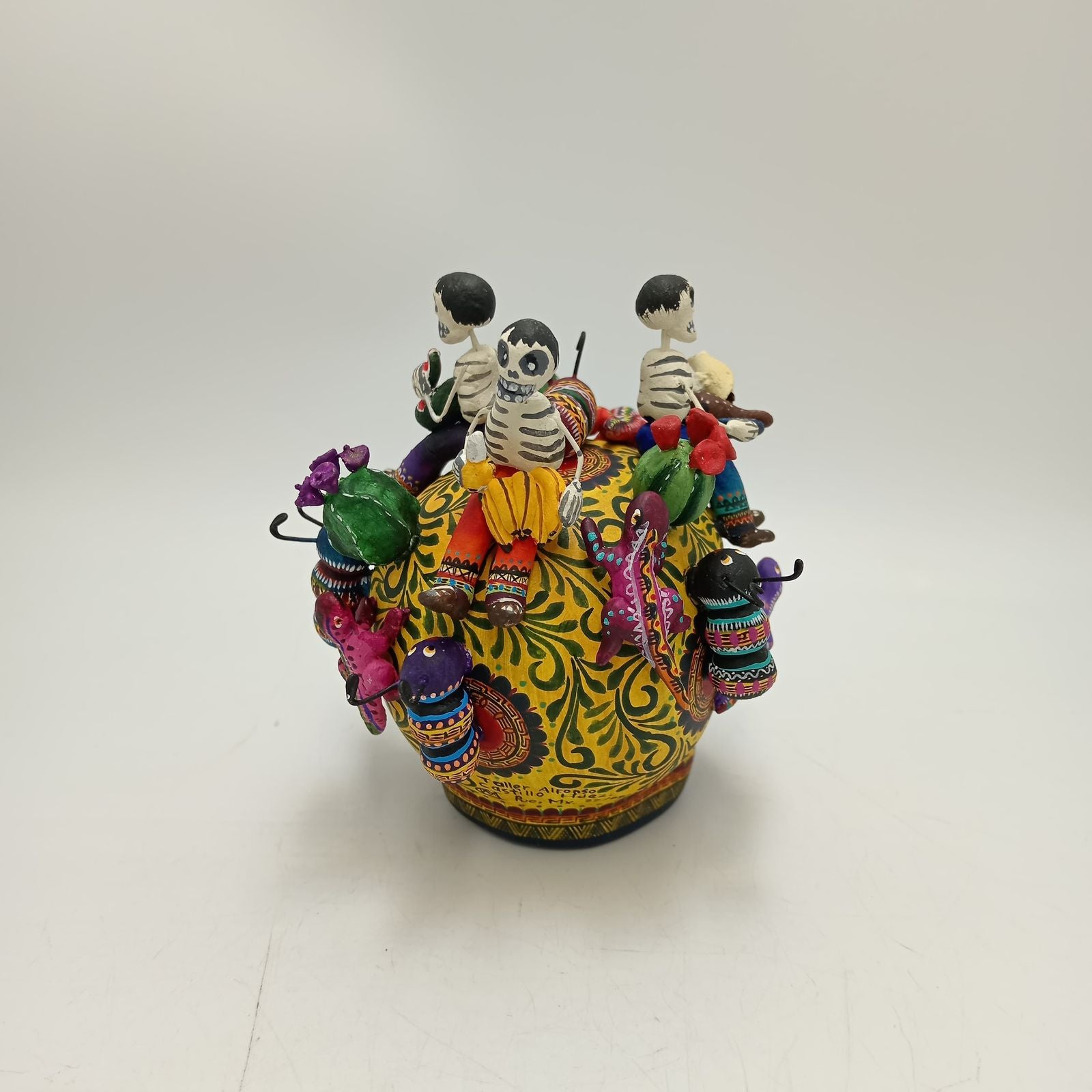 Day Of the Dead Ceramics Skull By Alfonso Castillo PP8472 – Peyote