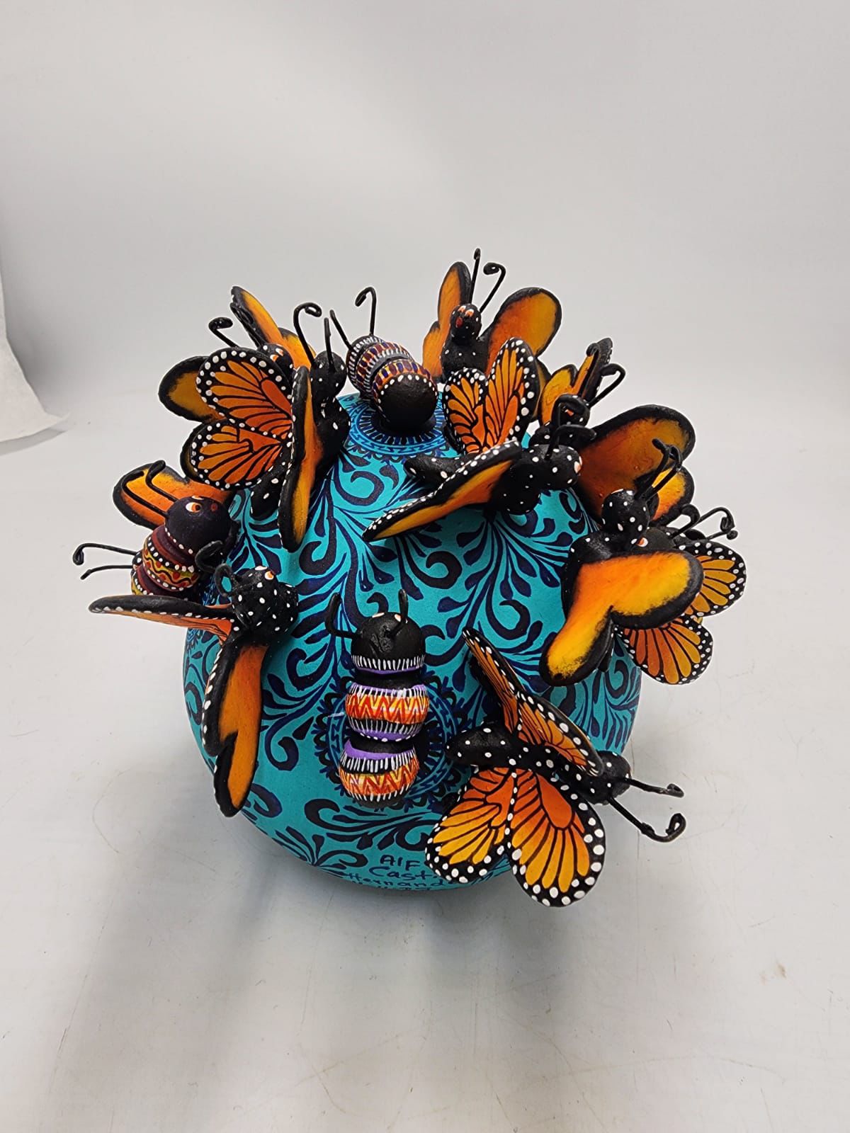 Skull Day Of the Dead Ceramics By Alfonso Castillo Hernandez PP8541