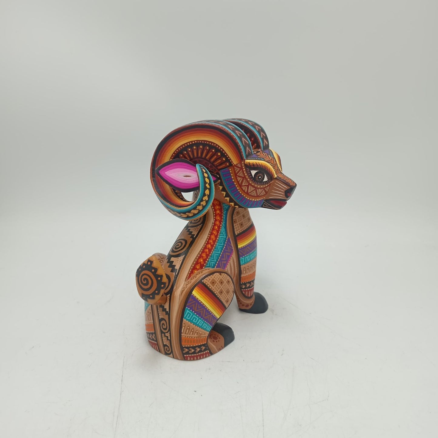 Mexican Oaxacan Wood Carving Cimarron By Julia Fuentes PP8550
