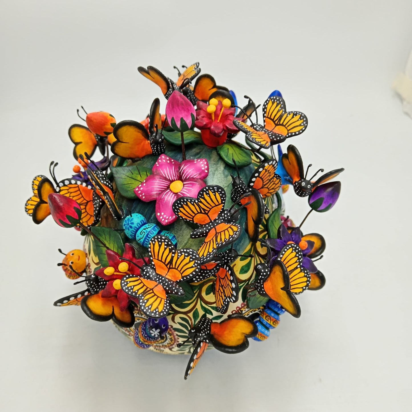 Skull Day Of the Dead Ceramics By Alfonso Castillo Hernandez PP8557