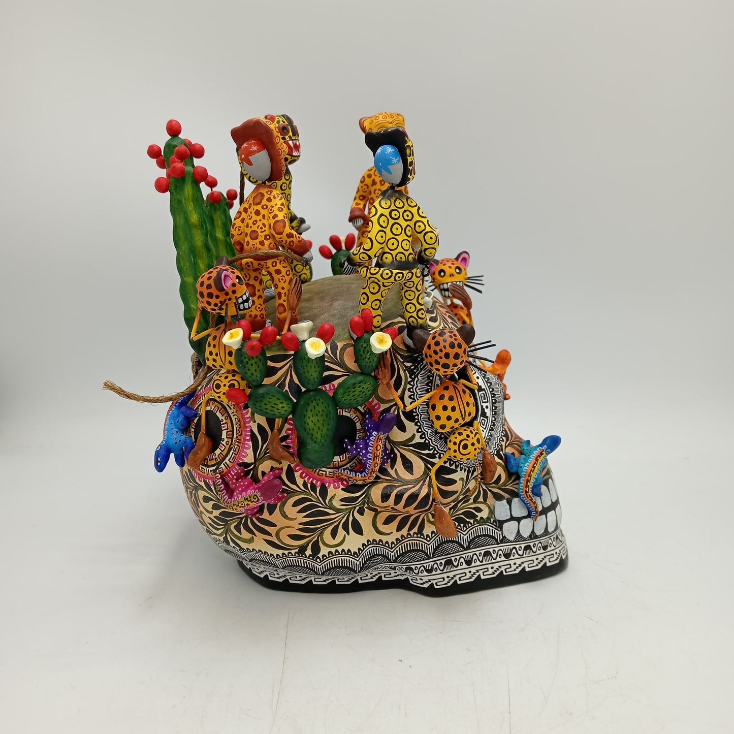 Skull Day Of the Dead Ceramics By Alfonso Castillo Hernandez PP8558