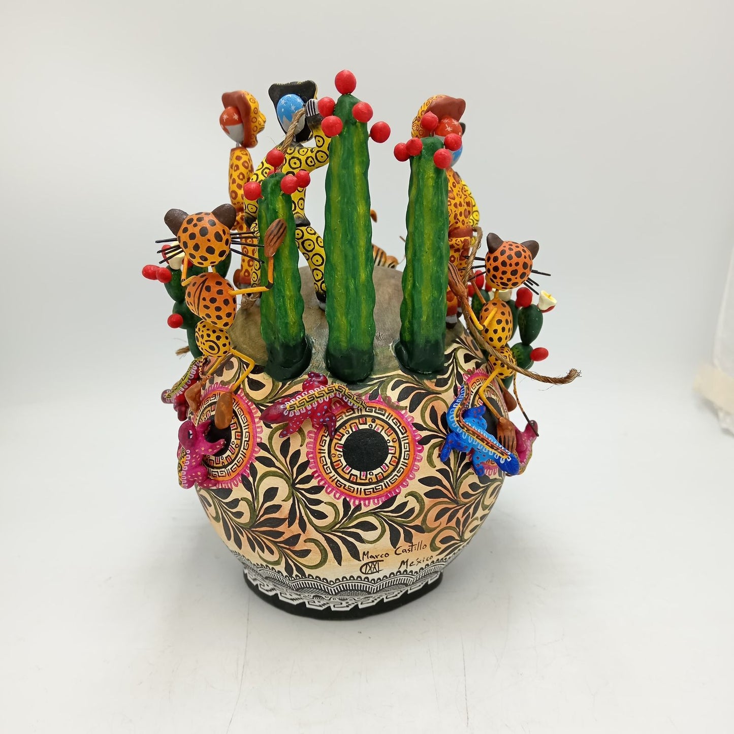 Skull Day Of the Dead Ceramics By Alfonso Castillo Hernandez PP8558