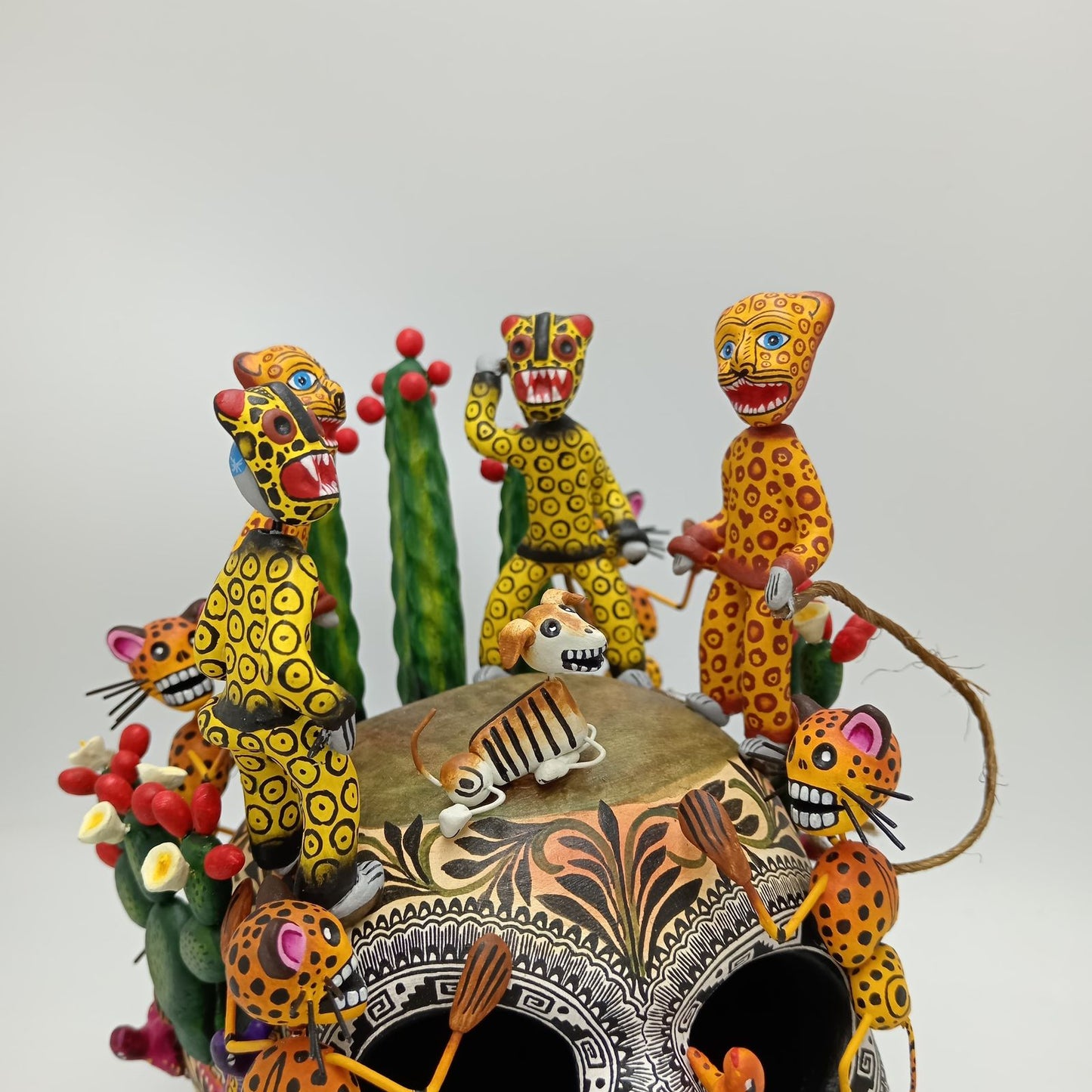 Skull Day Of the Dead Ceramics By Alfonso Castillo Hernandez PP8558