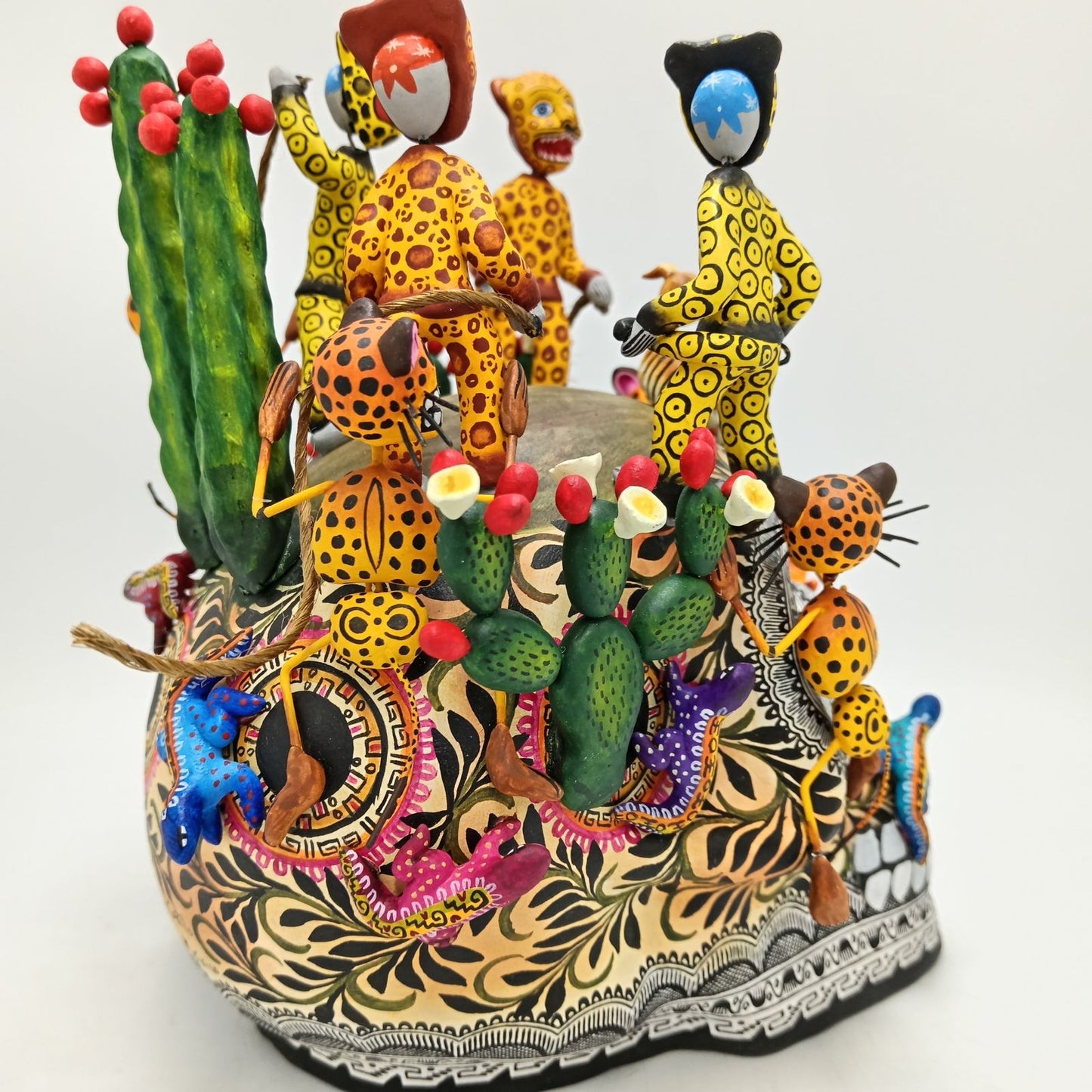 Skull Day Of the Dead Ceramics By Alfonso Castillo Hernandez PP8558