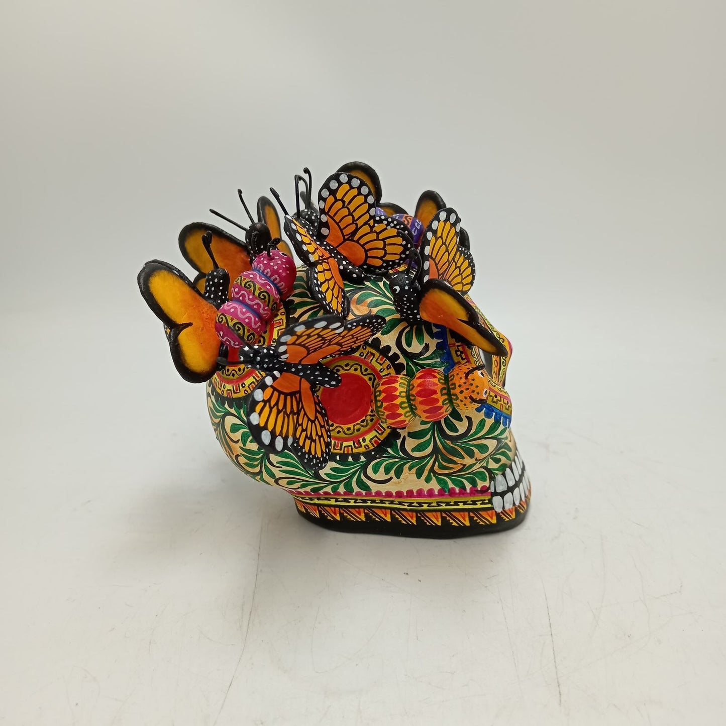 Skull Day Of the Dead Ceramics By Alfonso Castillo Hernandez PP8559