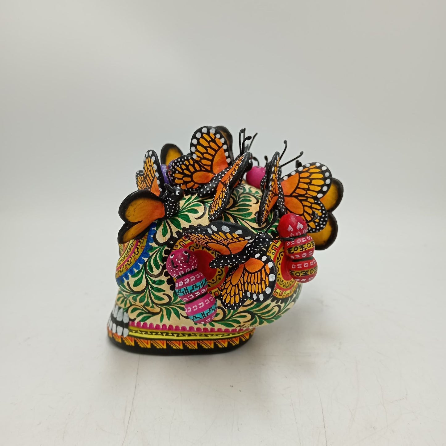 Skull Day Of the Dead Ceramics By Alfonso Castillo Hernandez PP8559