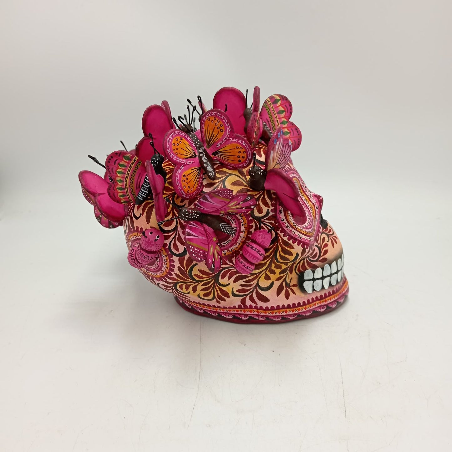 Skull Day Of the Dead Ceramics By Alfonso Castillo Hernandez PP8560