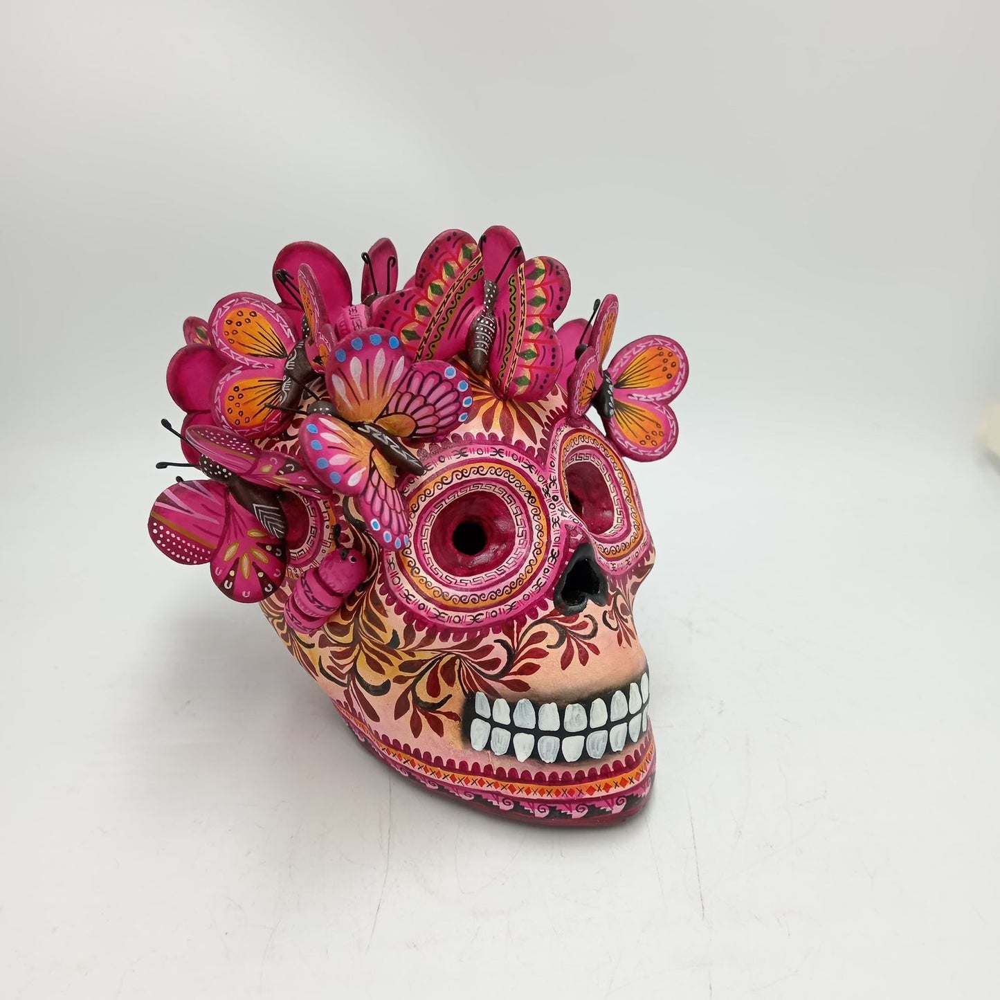 Skull Day Of the Dead Ceramics By Alfonso Castillo Hernandez PP8560
