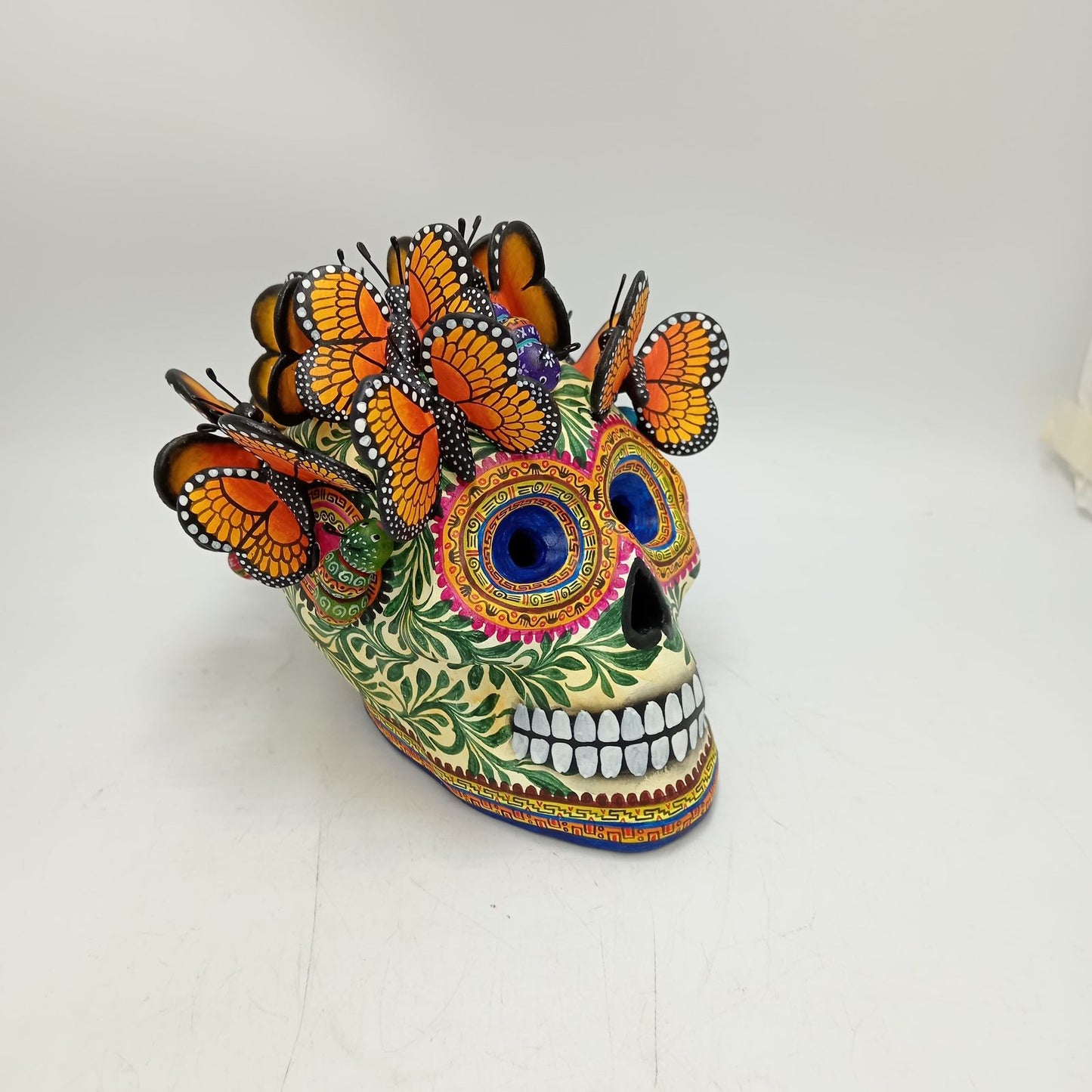 Skull Day Of the Dead Ceramics By Alfonso Castillo Hernandez PP8561