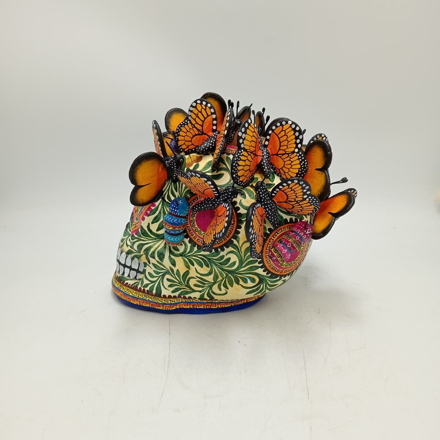 Skull Day Of the Dead Ceramics By Alfonso Castillo Hernandez PP8561